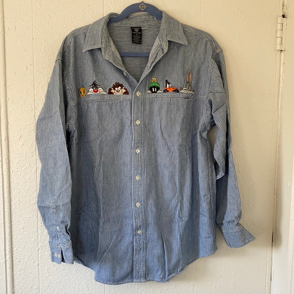 Licensed Looney Tunes button down top
